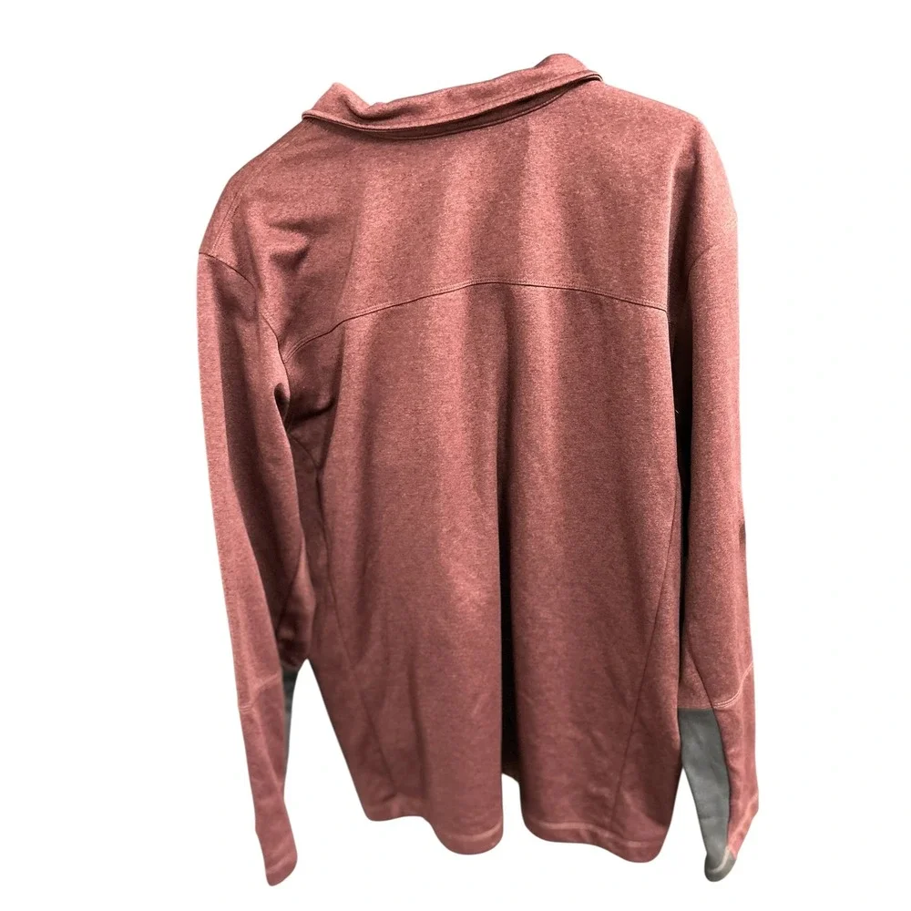 The North Face Mens XXL Pullover 1/4 Zip Long Sleeve Burgundy‎ Active Top